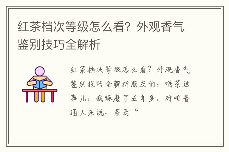红茶档次等级怎么看？外观香气鉴别技巧全解析